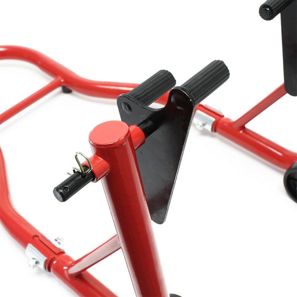 Cavalletto da officina per moto anteriore 450 kg supporto ruota elevatore sollevatore cavalletto 16_0002535
