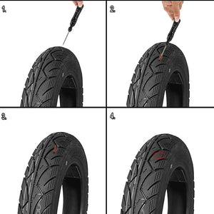 KIT RIPARAZIONE PNEUMATICI BICI FORATURA GOMME BICICLETTE SET COMPLETO 94272