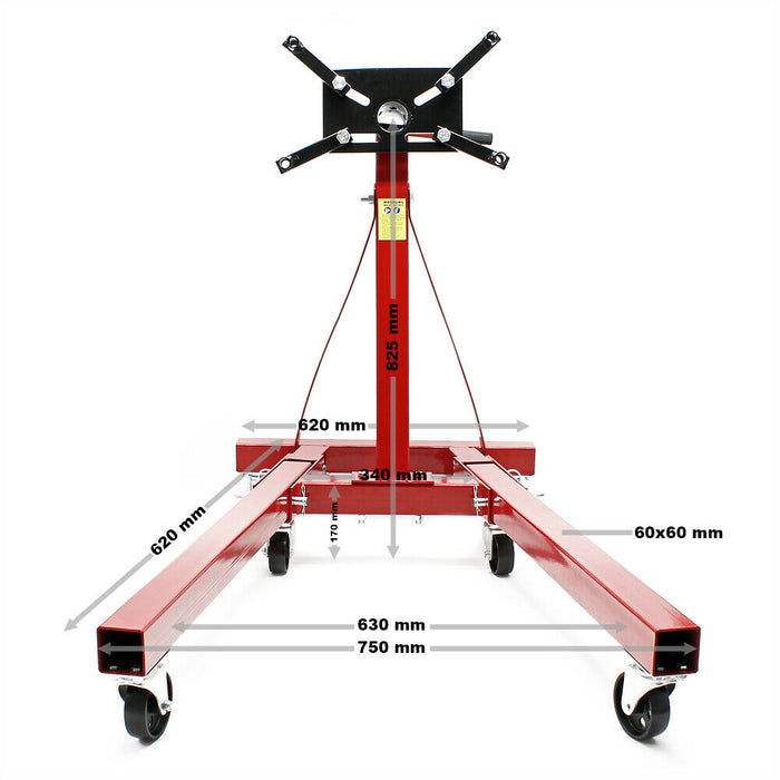 Piattaforma elevatrice supporto motore sollevamento-trasmissione 900 kg 16_0002742