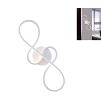 APPLIQUE LAMPADA INTERNO MODERNA PARETE MURO INFINITO 38W LUCE FREDDA ST-103