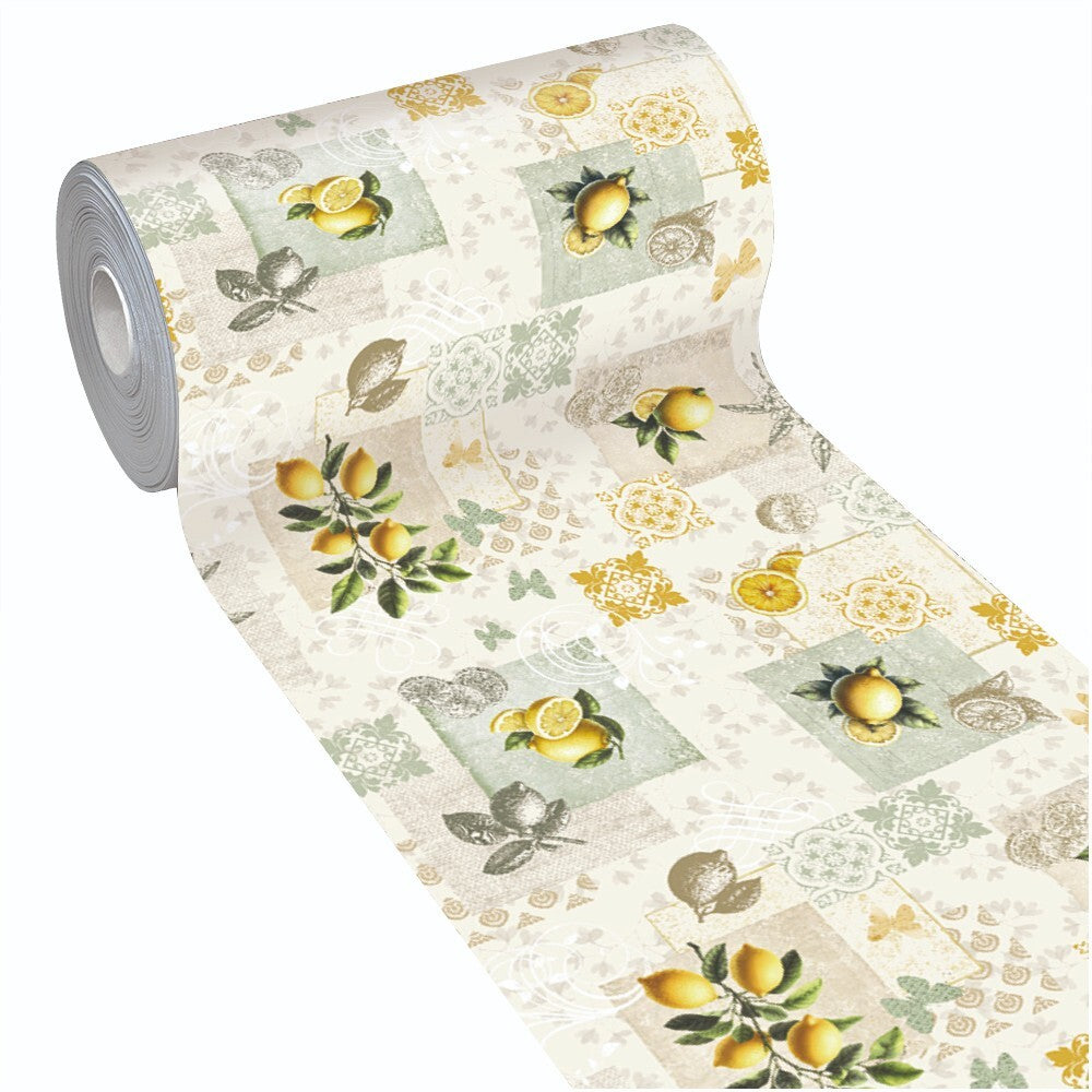 Tappeto Cucina 46x190 Cm Antimacchia Antiscivolo Passatoia Gomma Pvc Flessibile Stampa Digitale Dis E