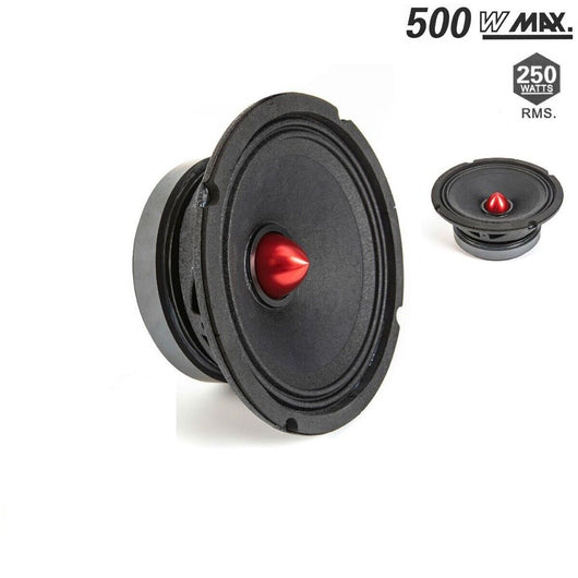 CASSA AUTO BULLET PROIETTILE PROFESSIONALE ALTOPARLANTE 16.5 CM 500W MAX SPEAKER