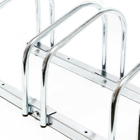 Portabici da pavimento per 4 biciclette cm 95 in metallo zincato 16_0001500