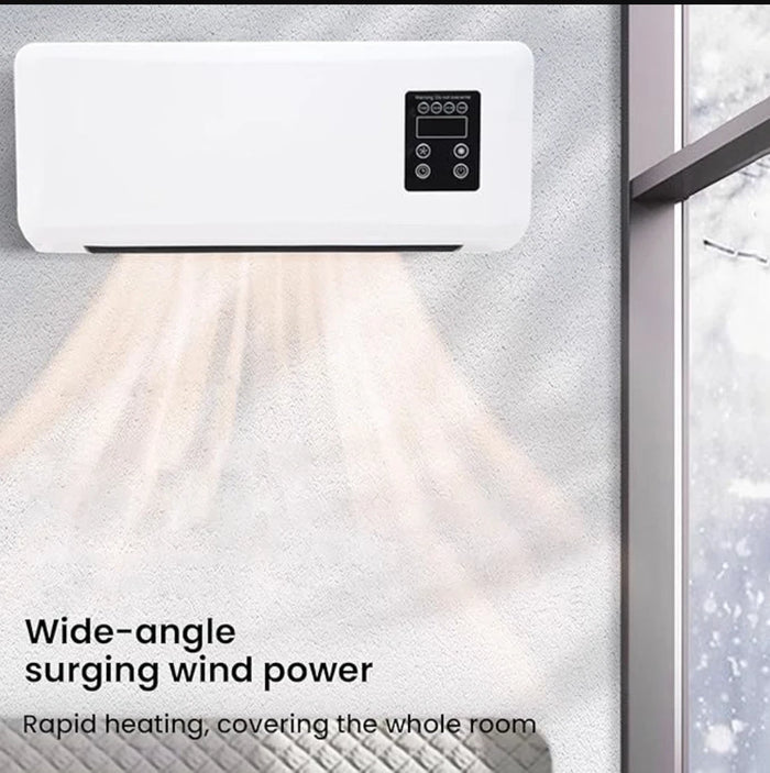 Termoventilatore d'aria CALDA e FREDDA da Parete BAGNO con Telecomando ELETTRICO