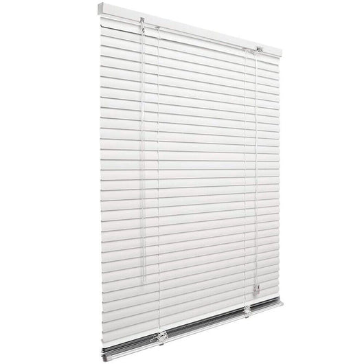 Tenda Veneziana 80x180 Cm Alluminio Bianca Lamelle Inclinabili 25 mm Parasole Finestre Porte