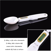 CUCCHIAIO BILANCIA BILANCINO DIGITALE DI PRECISIONE DA CUCINA 0.1 - 500G GRAMMI
