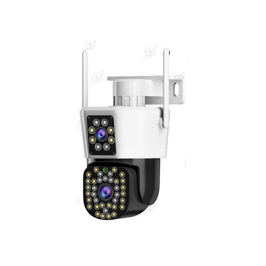 TELECAMERA VIDEOSORVEGLIANZA WIFI DOPPIA LENTE LED 3.6MM 2 ANTENNE JT-8293QJ