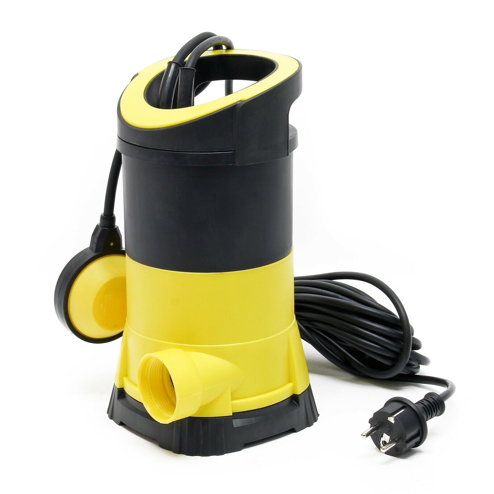 Pompa per acque cariche 7000 l/h 400 Watt pompa sommersa costruzione drenaggio giallo 16_0000617