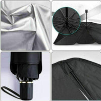 PARASOLE PER AUTO PARABREZZA ANTERIORE PIEGHEVOLE 140X80 CM OMBRELLO PORTATILE