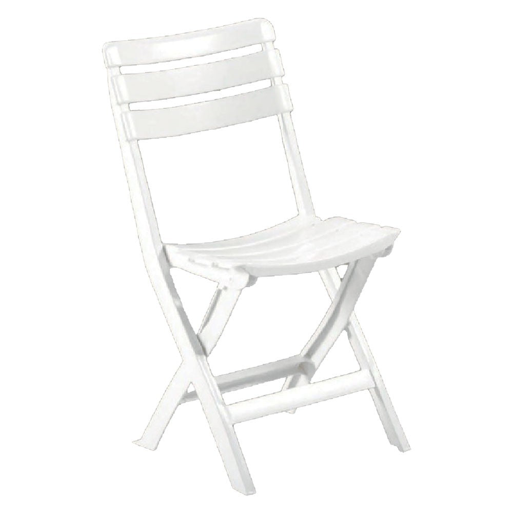 sedia in polipropilene pinta bianca