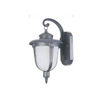 LAMPADA LANTERNA FARETTO MURO APPLIQUE GIARDINO ATTACCO E27 ESTERNO GRIGIO A3-S