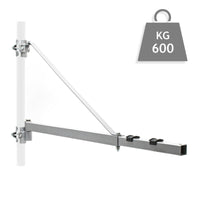 Supporto paranco sollevamento braccio girevole 600g Attacco braccio cavo verricello 110cm 16_0002386