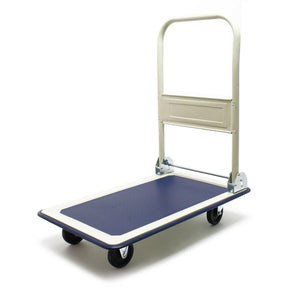 Carrello con pianale pieghevole fino a 150 kg trasporto attrezzature da magazzino 16_0002574