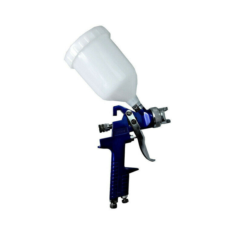 PISTOLA AEROGRAFO AD ARIA 600ML SPRUZZO VERNICIATURA PITTURA SPRAY H-827P 1.7 MM