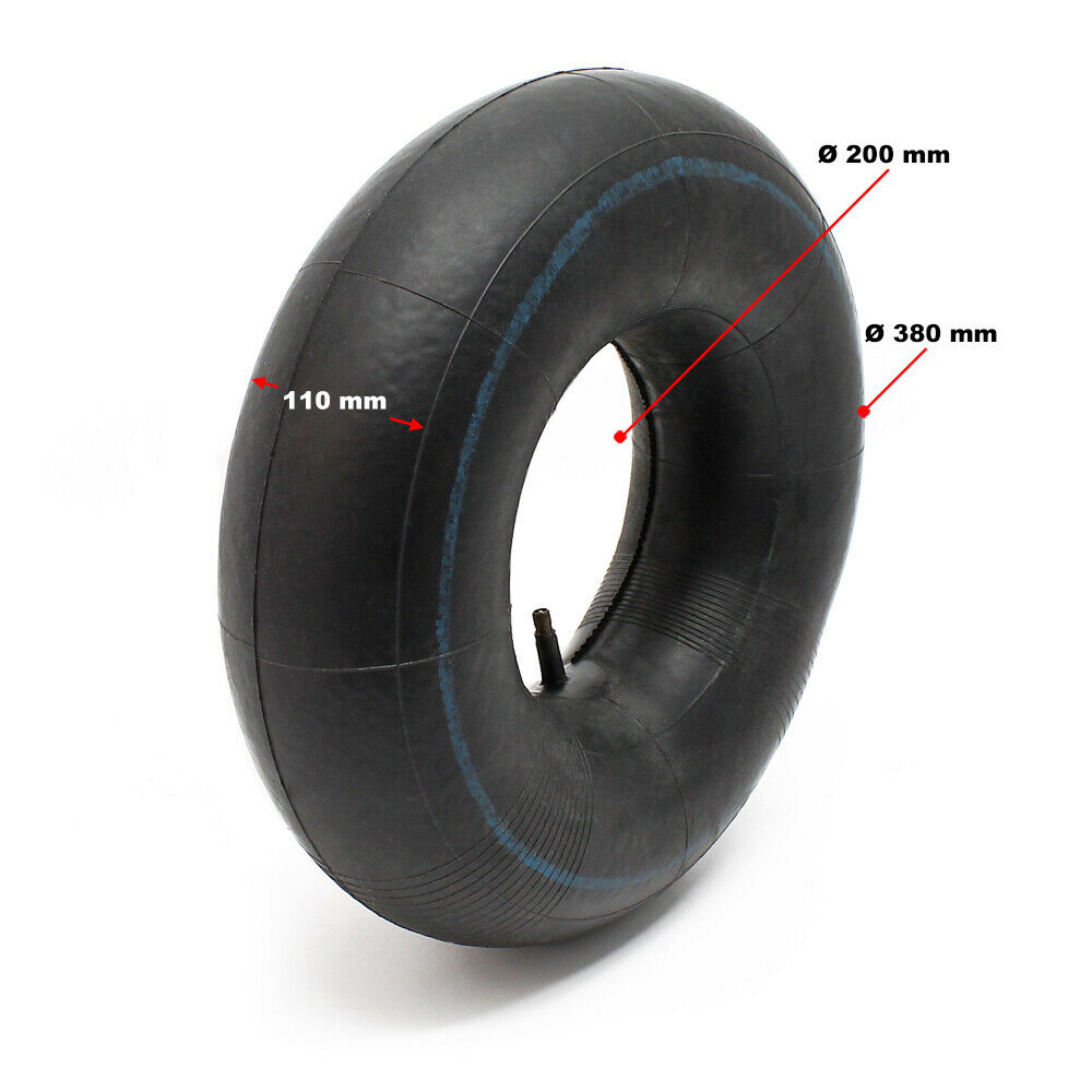 Lotto 2 camere d'aria autoportanti 16x6.50-8 trattorino pneumatico a valvole diritte 16_0001245