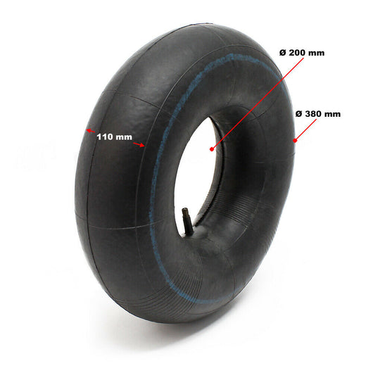 Lotto 2 camere d'aria autoportanti 16x6.50-8 trattorino pneumatico a valvole diritte 16_0001245