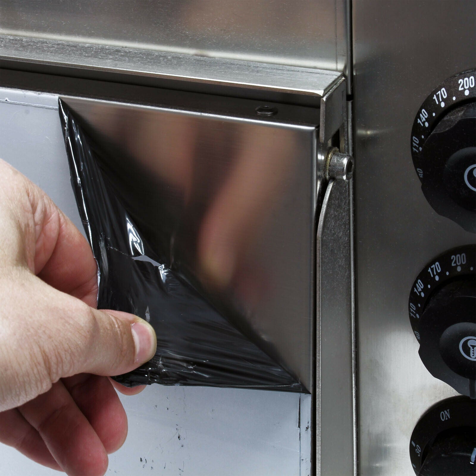 Forno pizza 2000 watt acciaio raffinato alimentare pietra pizza refrattaria 16_0002439