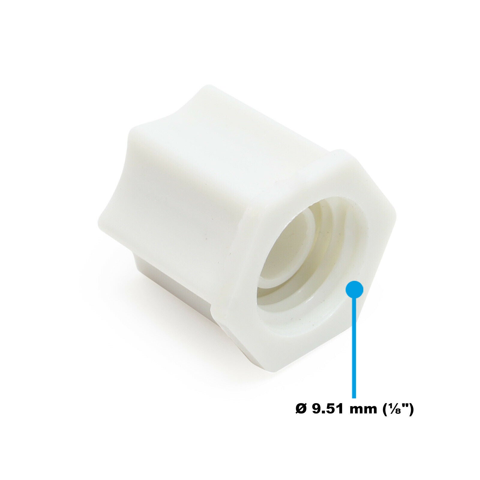 Attacco tubo Jaco 1/4 pollice - 6,35 mm ag 16_0002122