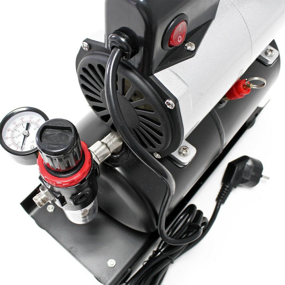 Compressore aerografo con serbatoio a pressione: 4 bar 16_0002291