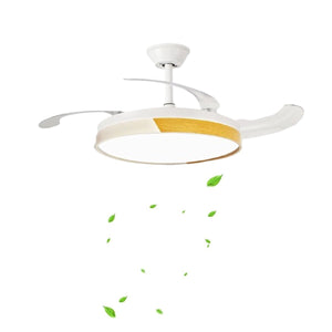 VENTILATORE SOFFITTO LUCE LED 3000K 6500k PLAFONIERA LAMPADARIO 85W 50 CM SJ-200