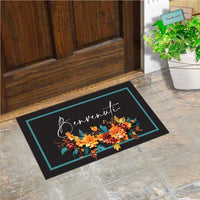 Zerbino Gomma Sostenibile 40X70 Antiscivolo Ingresso Interno Esterno Moderno Dis.E