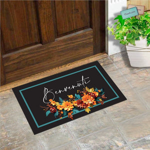 Zerbino Gomma Sostenibile 40X70 Antiscivolo Ingresso Interno Esterno Moderno Dis.E