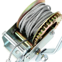 PARANCO MONTACARICHI VERRICELLO GANCIO MANUALE ARGANO 1200 LBS CAVO ACCIAIO