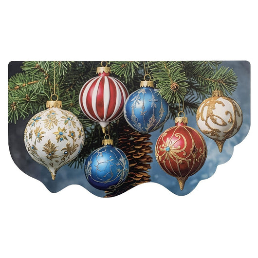 Tappeto Cucina Natale Gomma Pvc 50x90 Cm Moderno Antimacchia Antiscivolo Addobbi Natalizi (F)