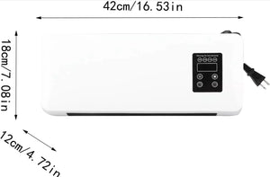 Termoventilatore d'aria CALDA e FREDDA da Parete BAGNO con Telecomando ELETTRICO