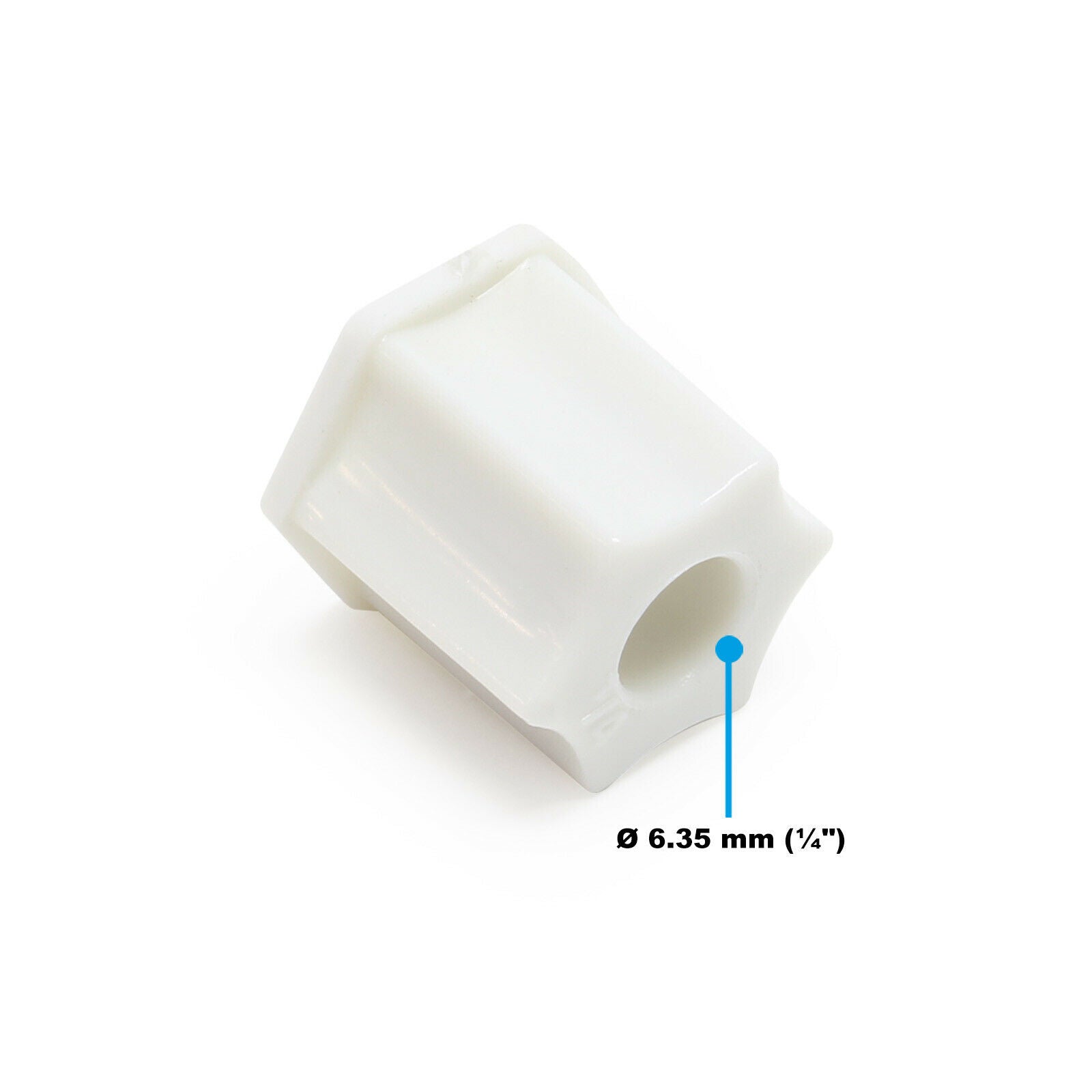 Attacco tubo Jaco 1/4 pollice - 6,35 mm ag 16_0002122