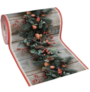 Passatoia Natalizia Tappeto Corsia Ingresso Natale Marciapiede Interno Esterno 100x2500 Cm (E)
