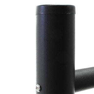 Blocco 5 cassette postali su gambe 5 ingressi in acciaio zincato nero 16_0000041