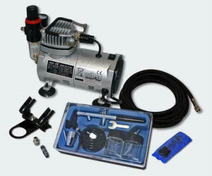 Kit compressore aerografo per principianti con pistola 16_0002296