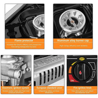 FORNELLO A GAS 1 FIAMMA PORTATILE CON VALIGETTA FORNELLINO DA CAMPEGGIO BDZ-155A