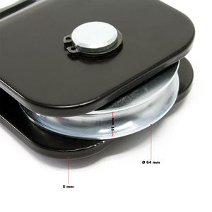 Puleggia di apertura 4 ton bozzello guida cavo verricello foerstier 16_0000593