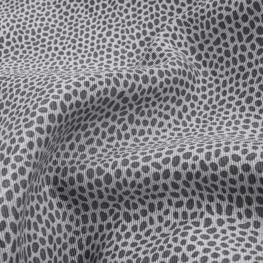 Tessuto Stoffa Cotone Loneta Maculato Cucito Rivestire Fodera Divani Sedie Cuscini 2,8x15 Mt Grigio