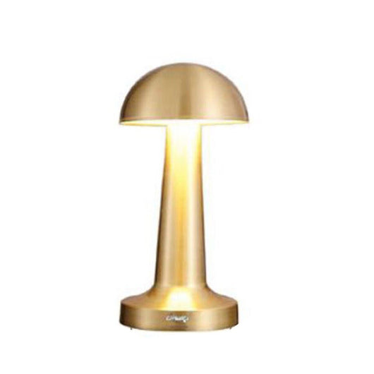 LAMPADA DA TAVOLO ORO RICARICABILE USB EFFETTO TOUCH LUCE DECORATIVA TD-306