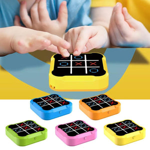 GIOCO TRIS ELETTRONICO INTERATTIVO LED MODERNO PORTATILE ADULTI E BAMBINI PUZZLE