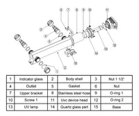 Filtro per laghetto di chiarificazione sterilizzatore con lampada UVC da 18 watt 16_0001533