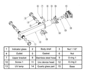 Filtro per laghetto di chiarificazione sterilizzatore con lampada UVC da 18 watt 16_0001533