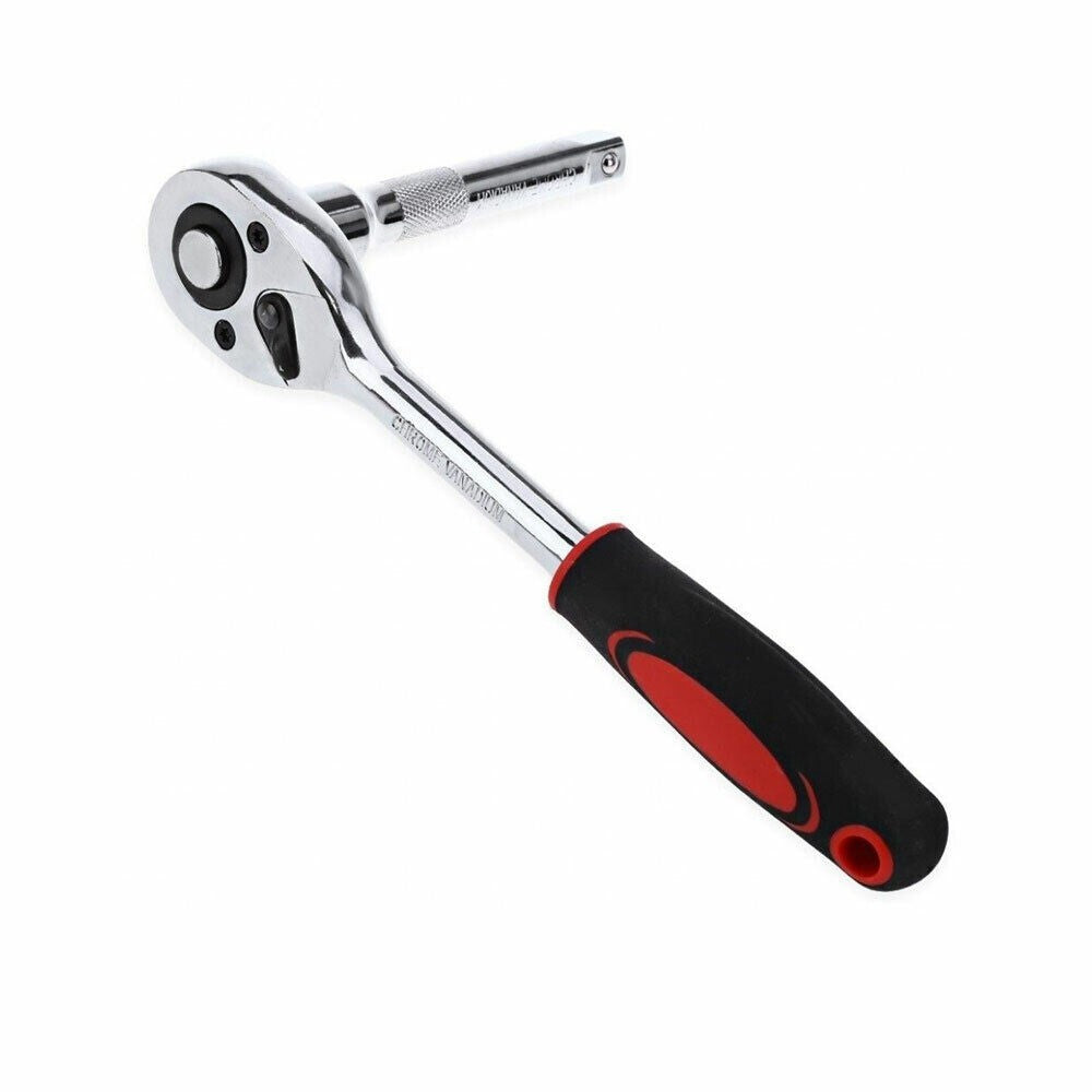 12 CHIAVI BUSSOLA ESAGONALI 1/2 CRICCHETTO PROLUNGA BUSSOLE REVERSIBILE 8-24MM