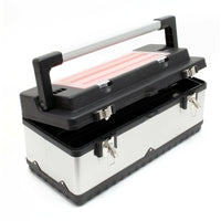 Cassetta portautensili cm 59 raffinata cassa portautensili in acciaio con maniglia 16_0000269