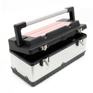 Cassetta portautensili cm 59 raffinata cassa portautensili in acciaio con maniglia 16_0000269