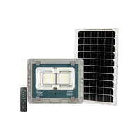 FARO LED CON PANNELLO SOLARE LUCE FREDDA FARETTO LED CASA GIARDINO ESTERNO 200W
