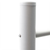 Blocco 5 cassette postali su gambe 5 ingressi in acciaio zincato bianco 16_0000040