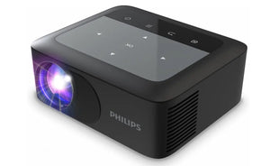 Philips NeoPix 110, Mini Videoproiettore True HD 720p, Display 65", Wi-Fi, Nero