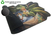 Zerbino Gomma Sostenibile 40X70 Ingresso Antiscivolo Interno Esterno Morbido Moderno Dis.SK