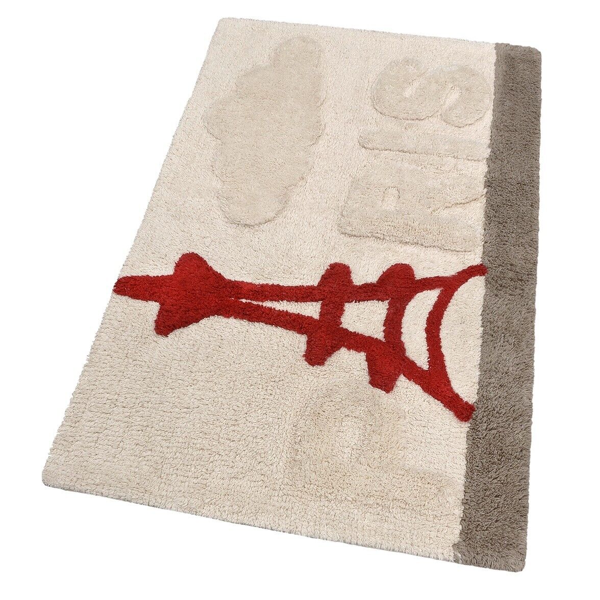 Tappeto Bagno Città Puro Cotone Assorbente 55x90 Cm Camera Scendiletto Morbido Paris