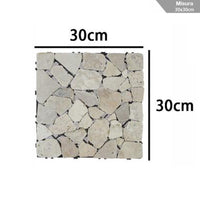 PIASTRELLA GIARDINO ESTERNO MARMO PIETRE PAVIMENTO ANTISCIVOLO INCASTRO 73561