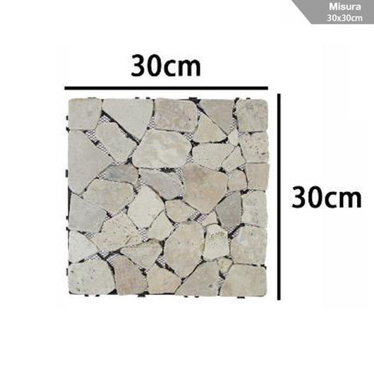 PIASTRELLA GIARDINO ESTERNO MARMO PIETRE PAVIMENTO ANTISCIVOLO INCASTRO 73561
